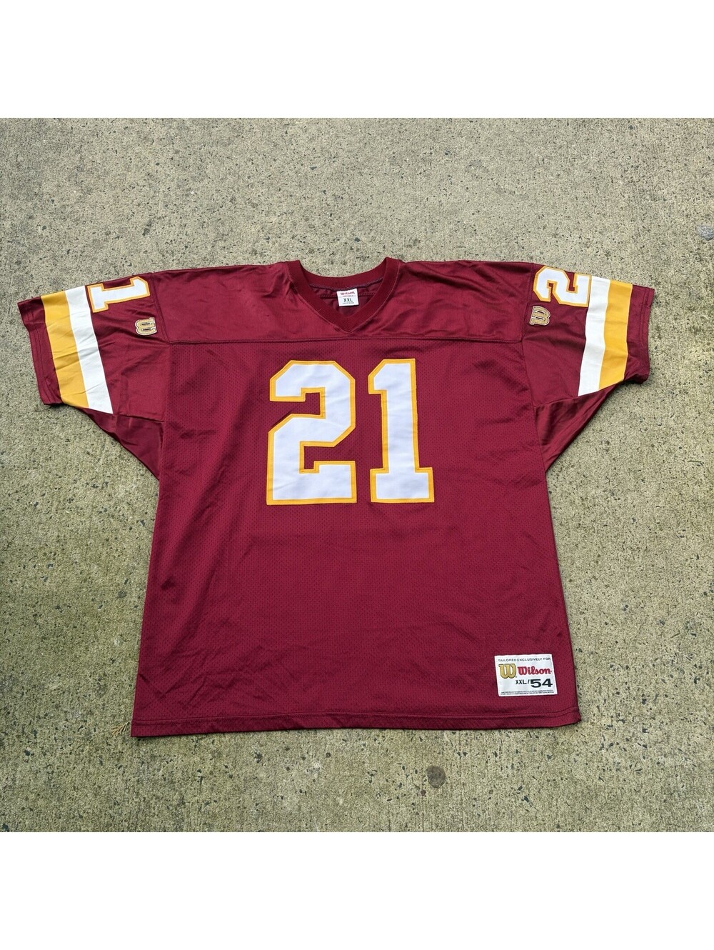 Vintage 90s Wilson Washington Redskins Terry Allen Mens Red Jersey Size 2XL USA